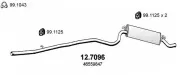 Endschalldämpfer ASSO 12.7096