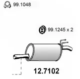 Endschalldämpfer ASSO 12.7102