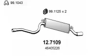 Endschalldämpfer ASSO 12.7109