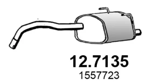 Endschalldämpfer ASSO 12.7135 Bild Endschalldämpfer ASSO 12.7135