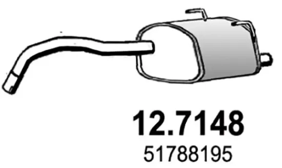 Endschalldämpfer ASSO 12.7148 Bild Endschalldämpfer ASSO 12.7148