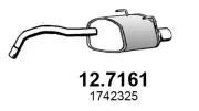 Endschalldämpfer ASSO 12.7161