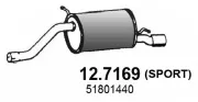 Endschalldämpfer ASSO 12.7169