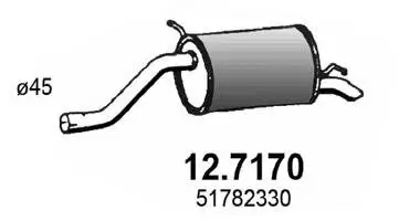 Endschalldämpfer ASSO 12.7170 Bild Endschalldämpfer ASSO 12.7170