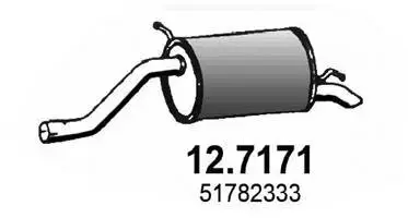 Endschalldämpfer ASSO 12.7171 Bild Endschalldämpfer ASSO 12.7171