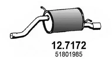 Endschalldämpfer ASSO 12.7172 Bild Endschalldämpfer ASSO 12.7172