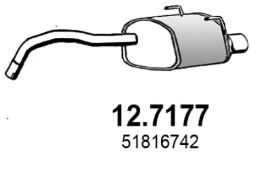 Endschalldämpfer ASSO 12.7177 Bild Endschalldämpfer ASSO 12.7177