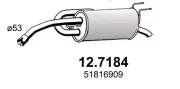 Endschalldämpfer ASSO 12.7184