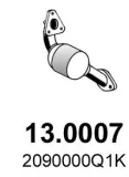 Katalysator vorne ASSO 13.0007