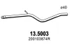 Abgasrohr Mitte ASSO 13.5003
