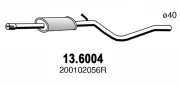 Mittelschalldämpfer ASSO 13.6004