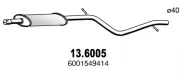 Mittelschalldämpfer ASSO 13.6005