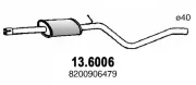 Mittelschalldämpfer ASSO 13.6006