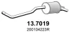 Endschalld&auml;mpfer ASSO 13.7019