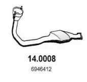 Katalysator vorne ASSO 14.0008
