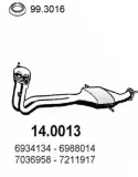 Katalysator vorne ASSO 14.0013
