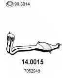 Katalysator vorne ASSO 14.0015