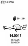 Katalysator vorne ASSO 14.0017