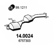 Katalysator vorne ASSO 14.0024