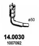Katalysator vorne ASSO 14.0030