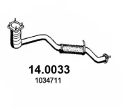 Katalysator vorne ASSO 14.0033