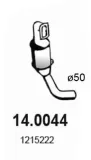 Katalysator vorne ASSO 14.0044