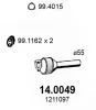 Katalysator vorne ASSO 14.0049