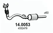 Katalysator vorne ASSO 14.0053