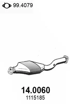 Katalysator vorne ASSO 14.0060