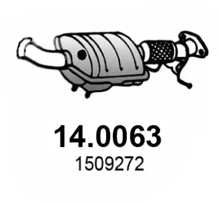 Katalysator vorne ASSO 14.0063