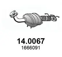 Katalysator vorne ASSO 14.0067