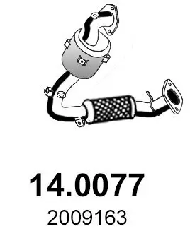 Katalysator vorne ASSO 14.0077