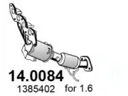 Katalysator vorne ASSO 14.0084