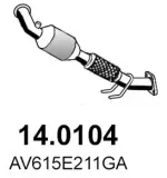 Katalysator vorne ASSO 14.0104