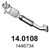 Katalysator vorne ASSO 14.0108