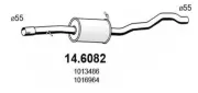 Mittelschalldämpfer ASSO 14.6082