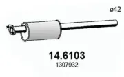 Mittelschalldämpfer ASSO 14.6103