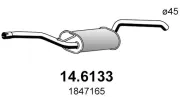 Mittelschalldämpfer ASSO 14.6133