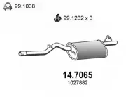Endschalldämpfer ASSO 14.7065