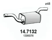 Endschalldämpfer ASSO 14.7132