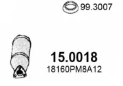 Katalysator vorne ASSO 15.0018