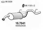 Endschalldämpfer ASSO 15.7041