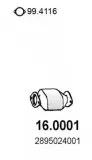 Katalysator vorne ASSO 16.0001