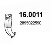Katalysator vorne ASSO 16.0011