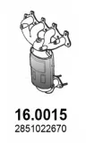 Katalysator vorne ASSO 16.0015