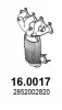Katalysator vorne ASSO 16.0017