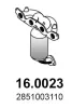 Katalysator vorne ASSO 16.0023