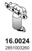Katalysator vorne ASSO 16.0024
