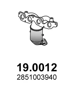 Katalysator ASSO 19.0012