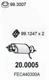 Katalysator vorne ASSO 20.0005